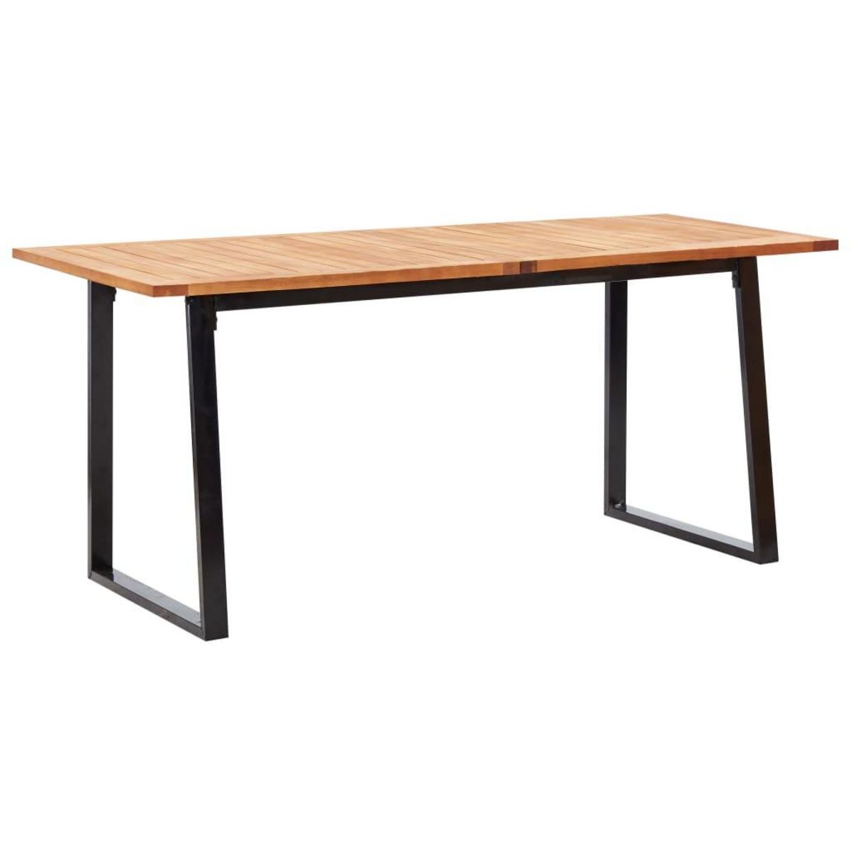 VIDAXL Mobilier d'exterieur 9 pcs resine tressee et bois d'acacia gris