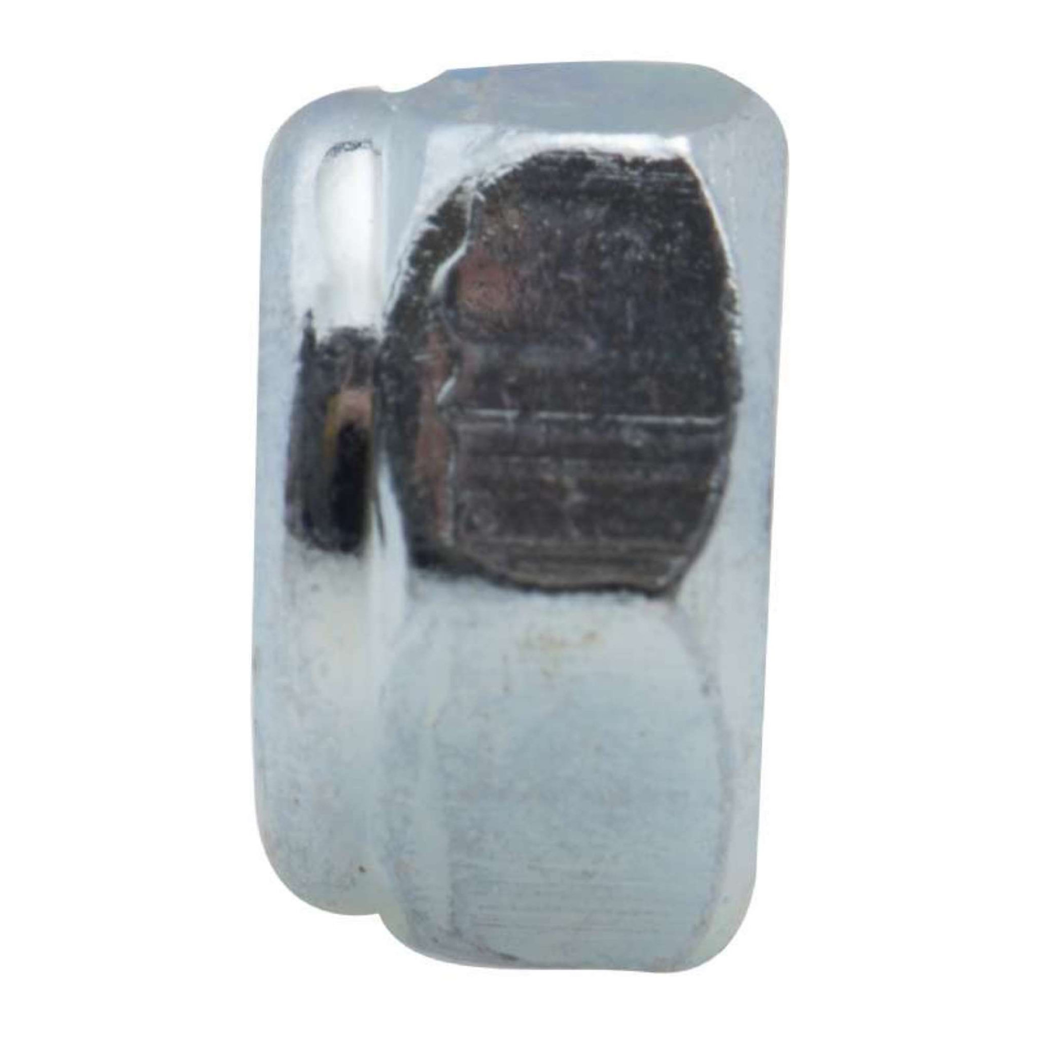 Voir la diapositive 3 :  Écrou frein zingué hexagonal Vissal  Classe 6  Ø 5mm  lot de 22 écrous