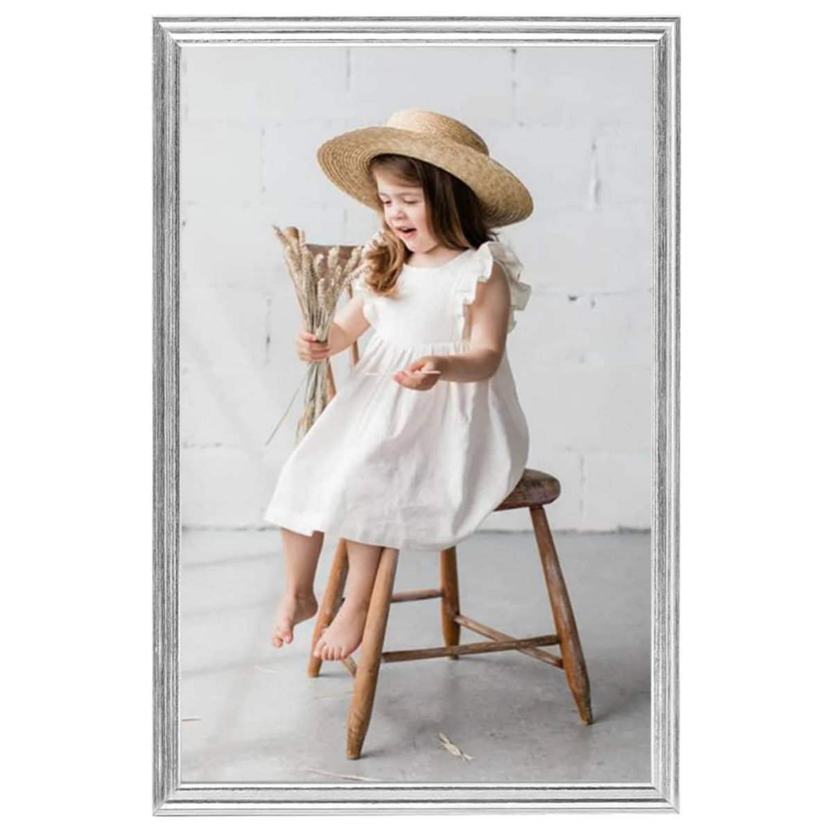 VIDAXL Collage de cadres photo 3 pcs de table Argente 21x29,7 cm