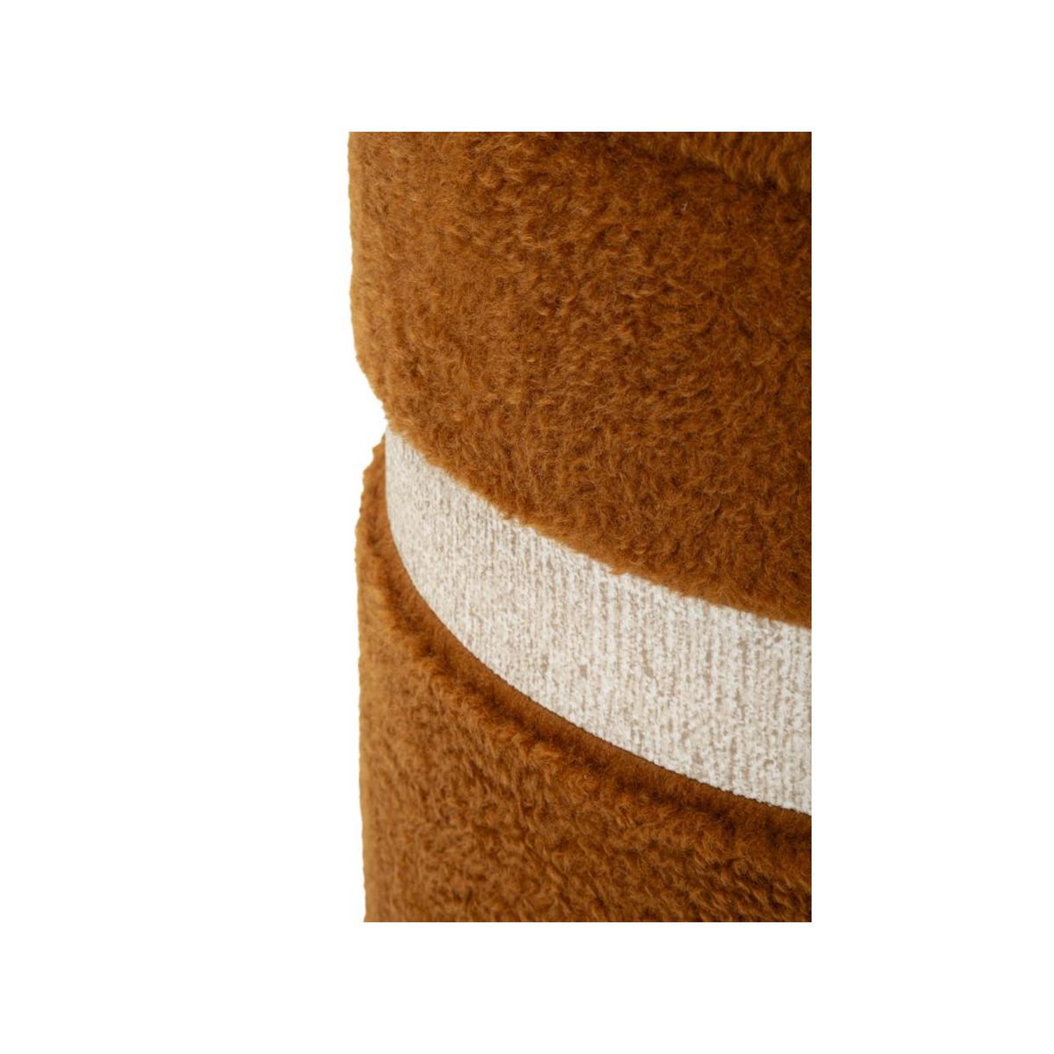 Voir la diapositive 4 : Paris Prix Lot de 2 poufs coffres  saint moritz  47cm marron