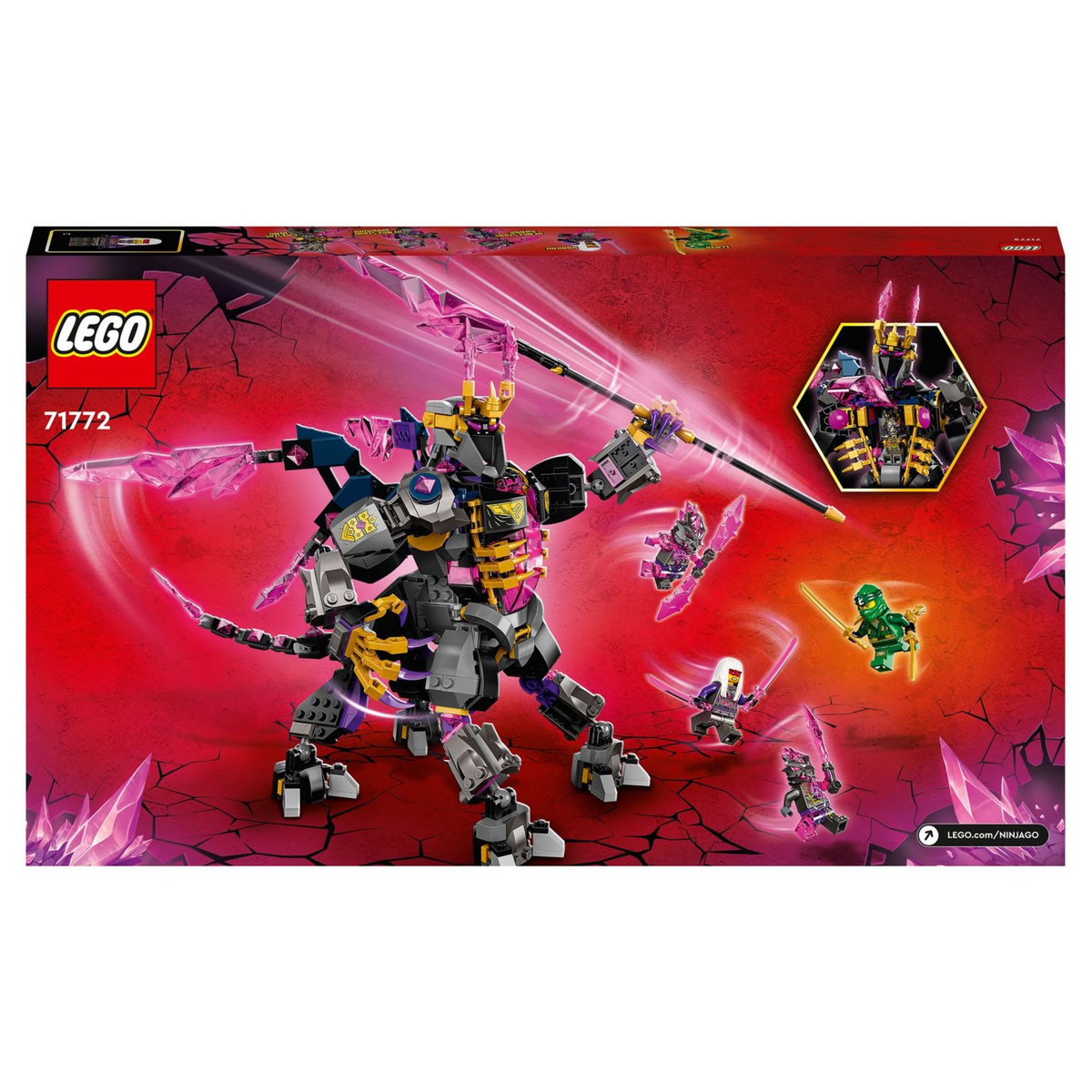 LEGO Ninjago 71772 Le Roi de Cristal, Ensemble avec Figurines, dont Lloyd, pour Enfants