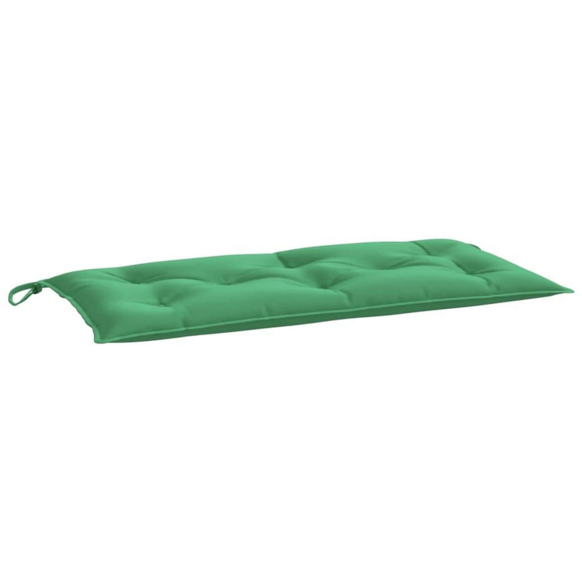 VIDAXL Coussins de banc jardin lot de 2 vert 100x50x7 cm tissu Oxford