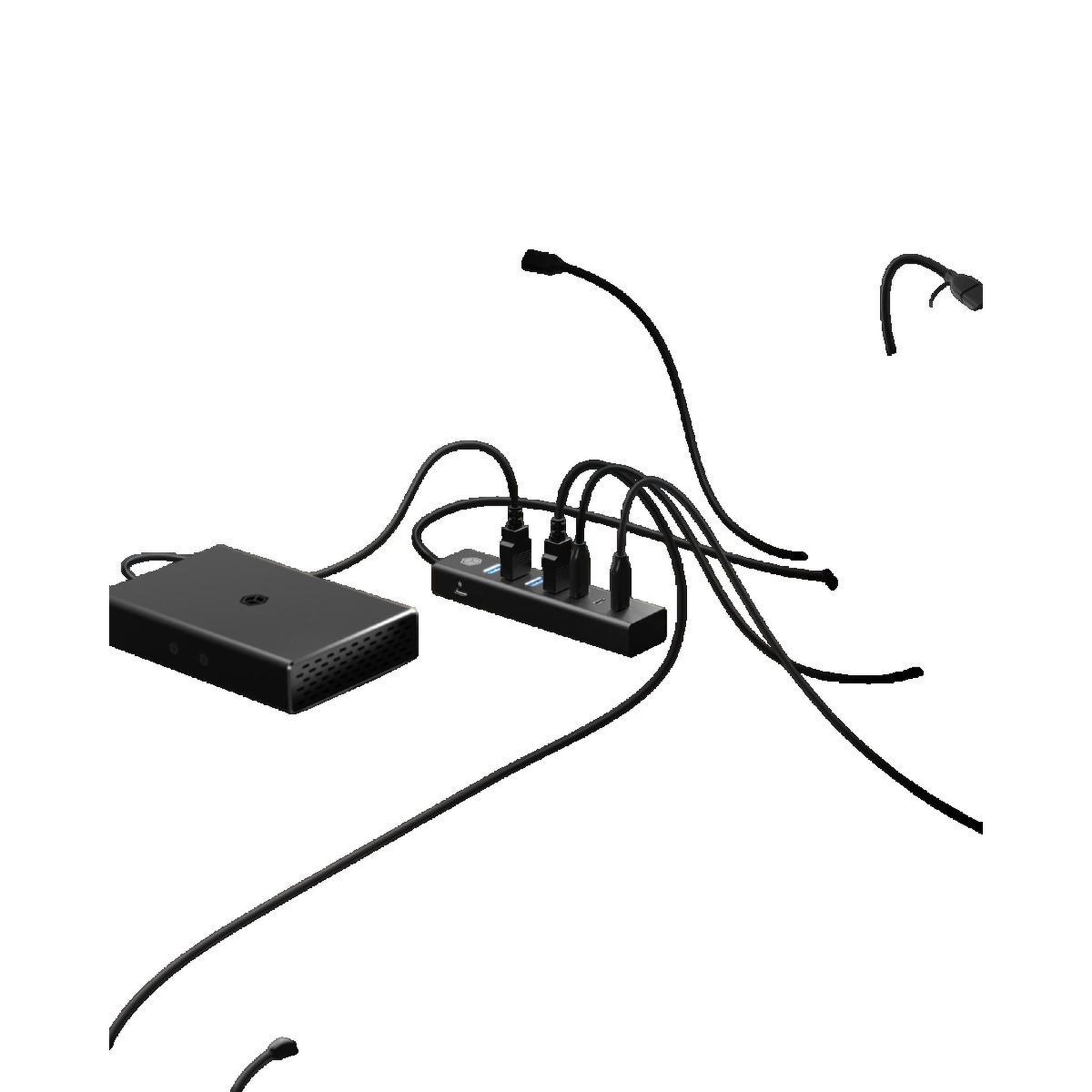 Voir la diapositive 3 : Icy Box Hub USB Icy-Box IB-HUB1737-C3 avec 4 ports USB Type-A et 3 ports USB Type-C