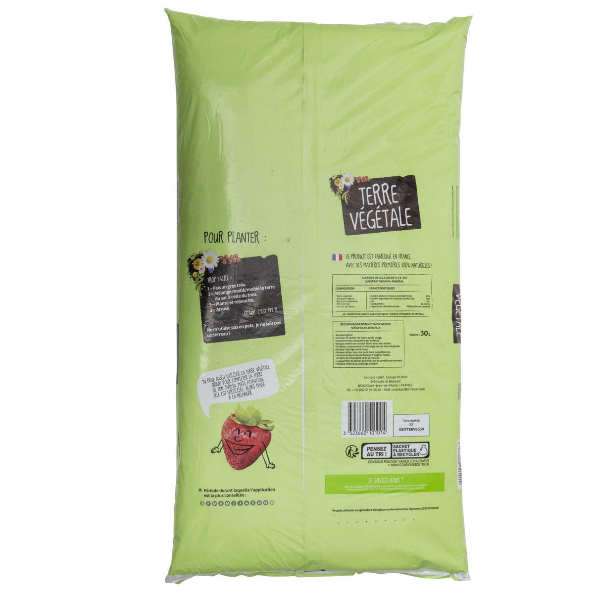 ORBIO Terre végétale 30L Orbio