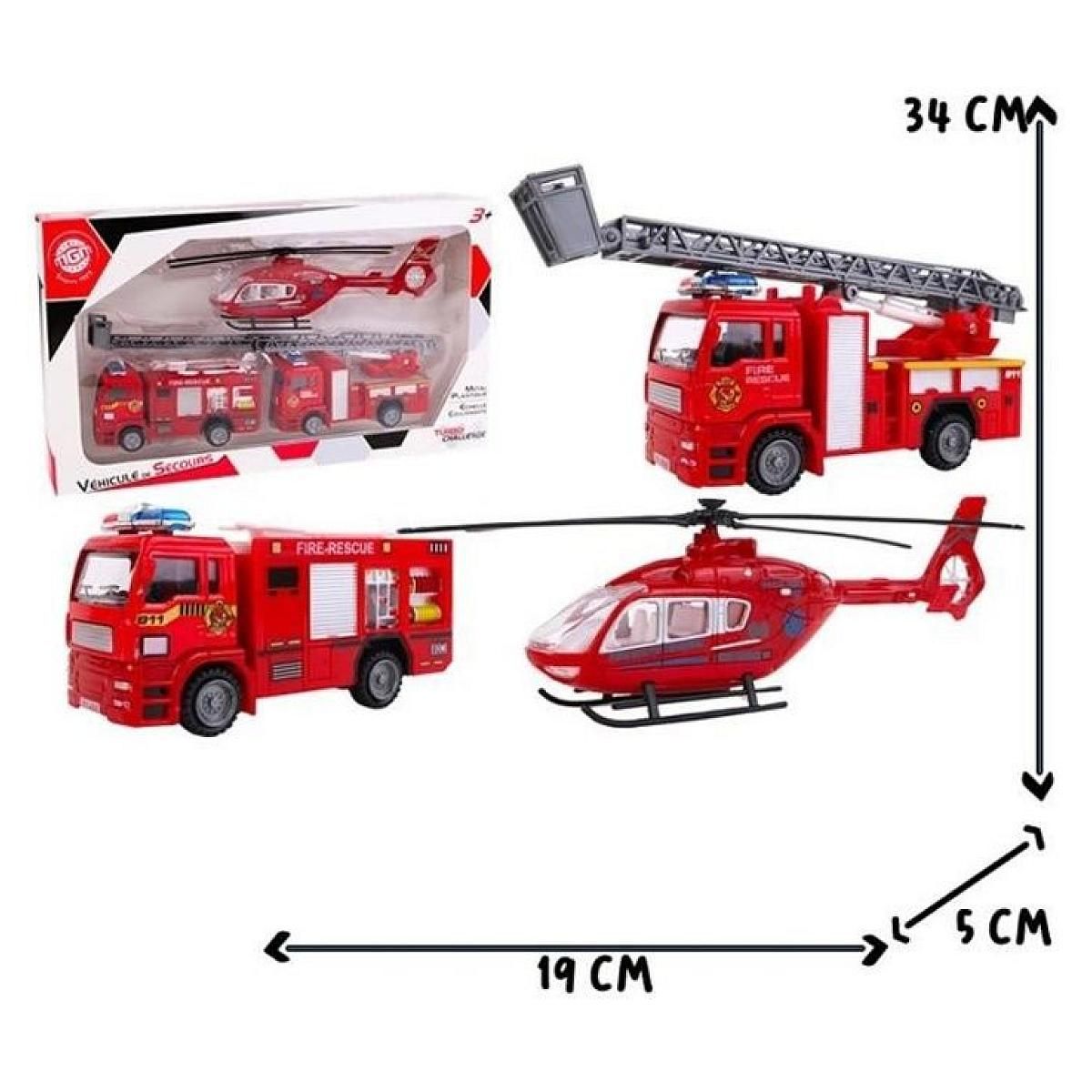 MGM Helico et 2 vehicules pompiers