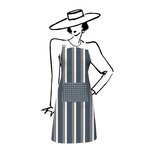 SOLEIL D'OCRE Tablier de cuisine coton LISBONNE, par Soleil d'Ocre