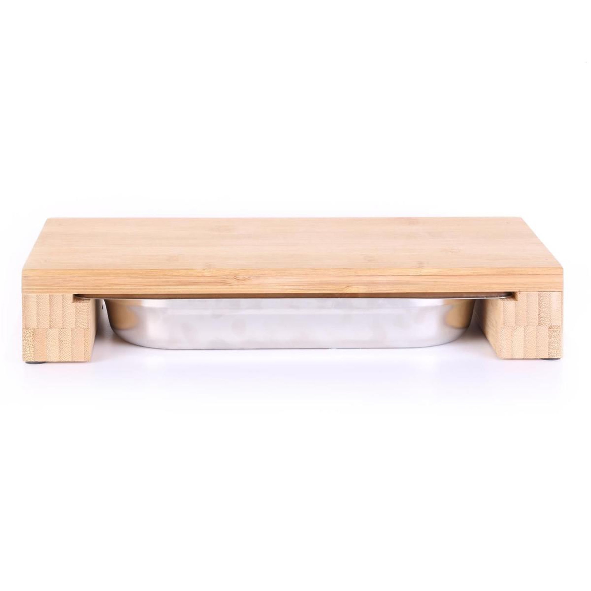 Voir la diapositive 3 : COOK CONCEPT Planche à découper & tiroir  dolga  34cm naturel