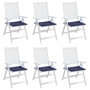 Voir la diapositive 5 : VIDAXL Coussins de palette lot de 6 bleu marine 40x40x3cm tissu oxford