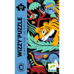 Djeco Wizzy puzzle - Le saut du tigre - 50 pieces