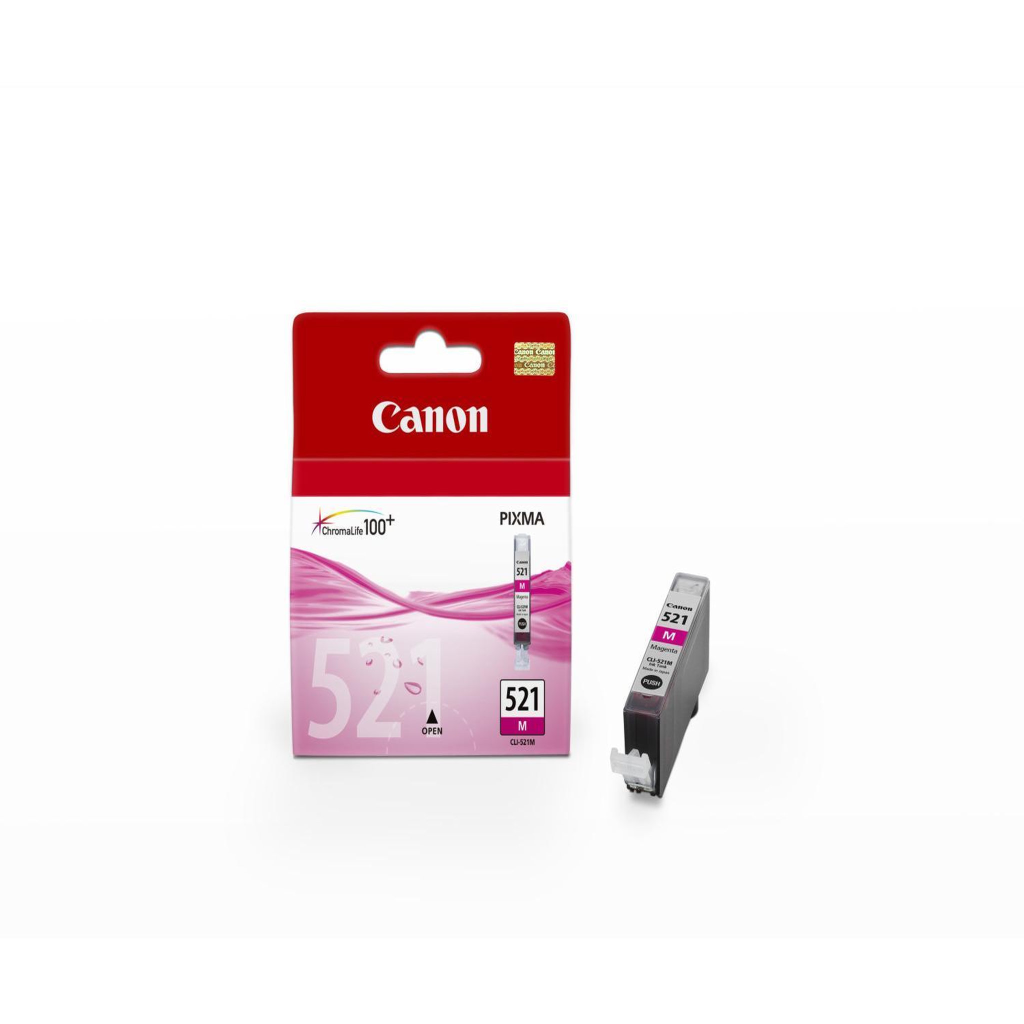 Voir la diapositive 2 : Canon Cartouche d encre Canon CLI 521 MAGENTA
