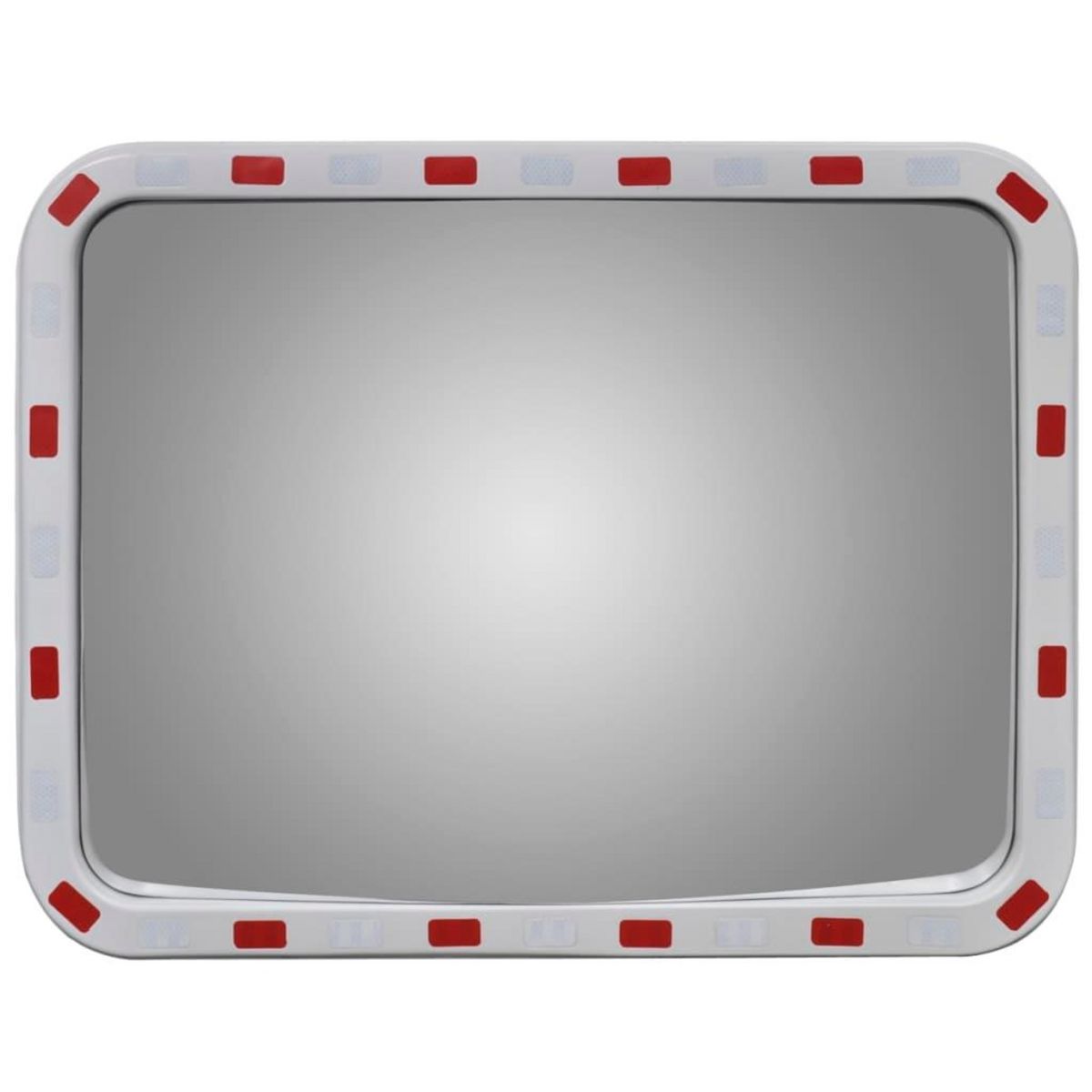 VIDAXL Miroir de trafic convexe rectangulaire 60x80cm et reflecteurs