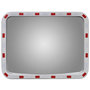 Voir la diapositive 2 : VIDAXL Miroir de trafic convexe rectangulaire 60x80cm et reflecteurs