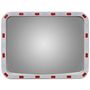 Voir la diapositive 2 : VIDAXL Miroir de trafic convexe rectangulaire 60x80cm et reflecteurs