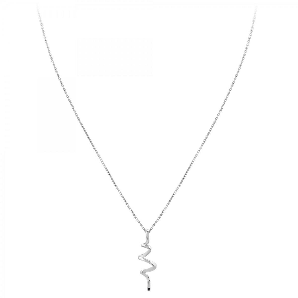 SC CRYSTAL Collier par SC Crystal orné d'un véritable diamant noir