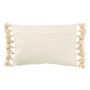 Voir la diapositive 2 : Paris Prix Coussin Déco Pompons  Bella  40x60cm Beige