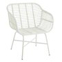 Paris Prix Chaise de Jardin Design  Celeste  82cm Blanc