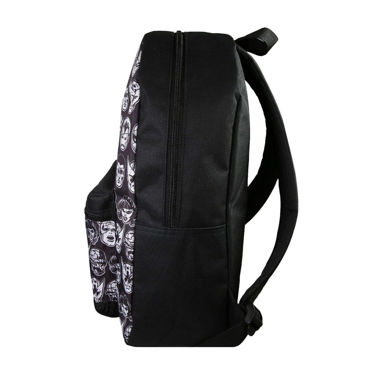 Bagtrotter Bagtrotter - Avengers - Marvel - Sac à Dos Scolaire - Noir - 1 Compartiment Zippé - 1 Poche Zippée - 29x13x40cm - Bretelles Matelassées - Dos Matelassé - Matière Polyester - Sac à Dos Scolaire Primaire et Secondaire