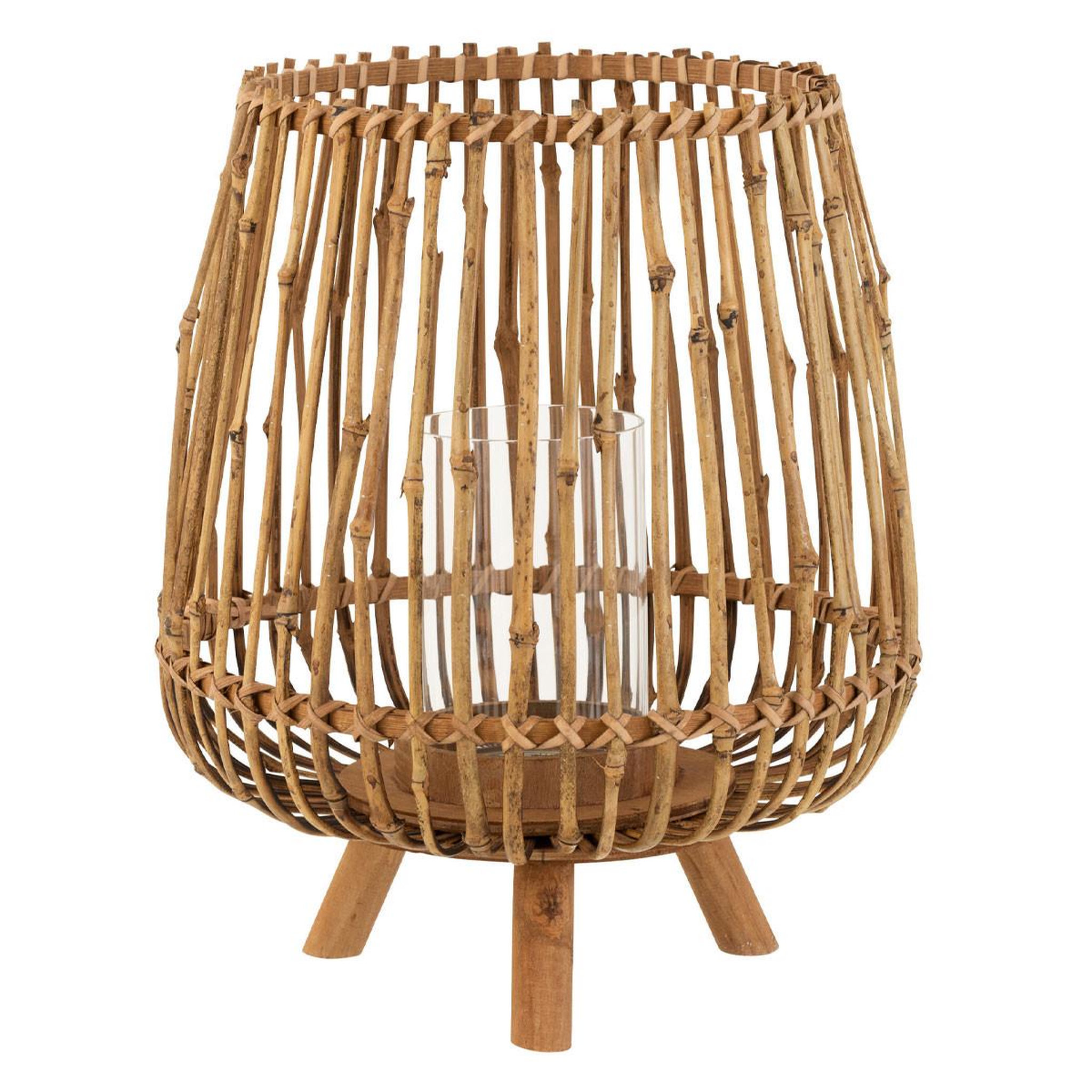 Voir la diapositive 1 : J-LINE Photophore design  3 pieds  38cm naturel