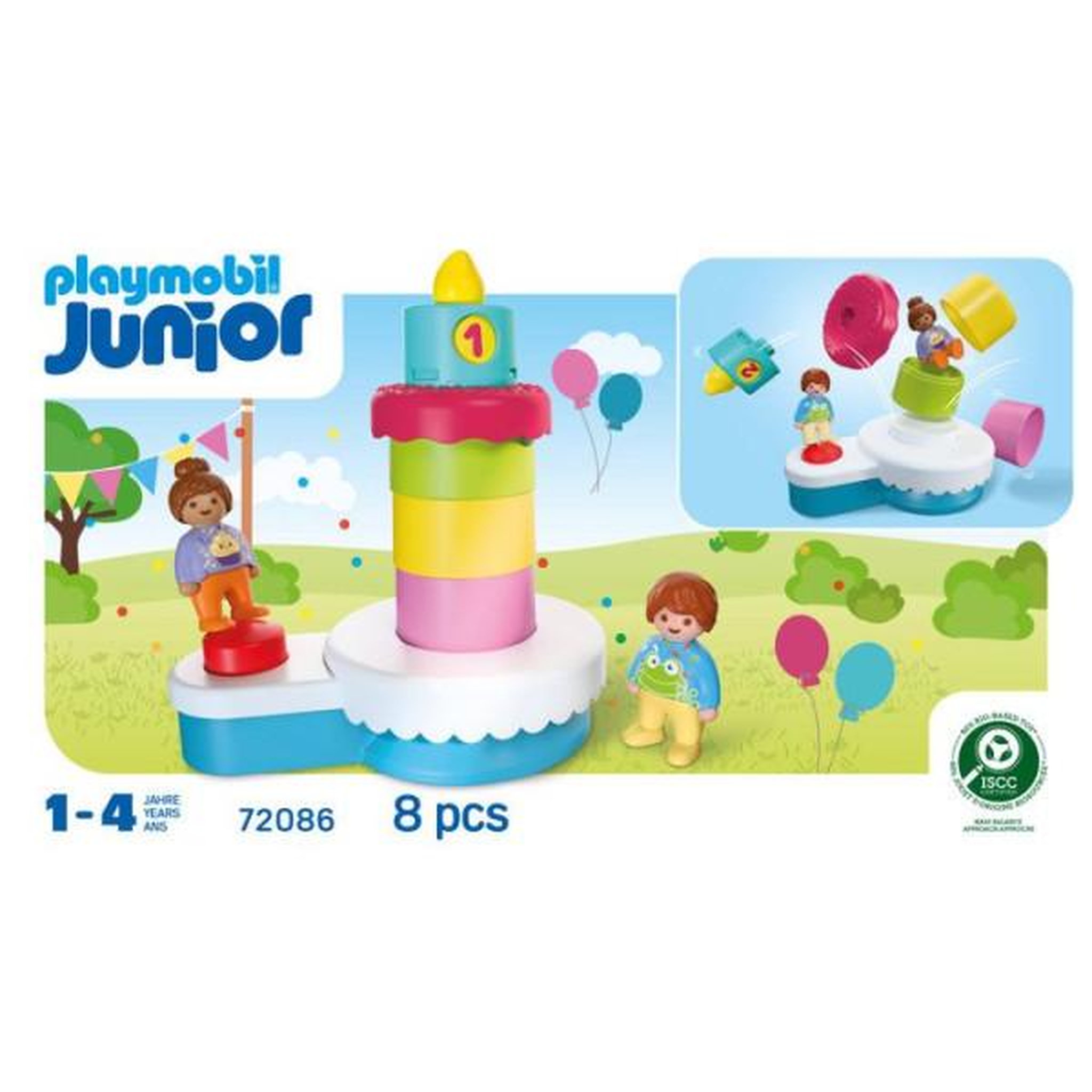 Voir la diapositive 4 : PLAYMOBIL PLAYMOBIL Junior 72086 Gâteau d'anniversaire