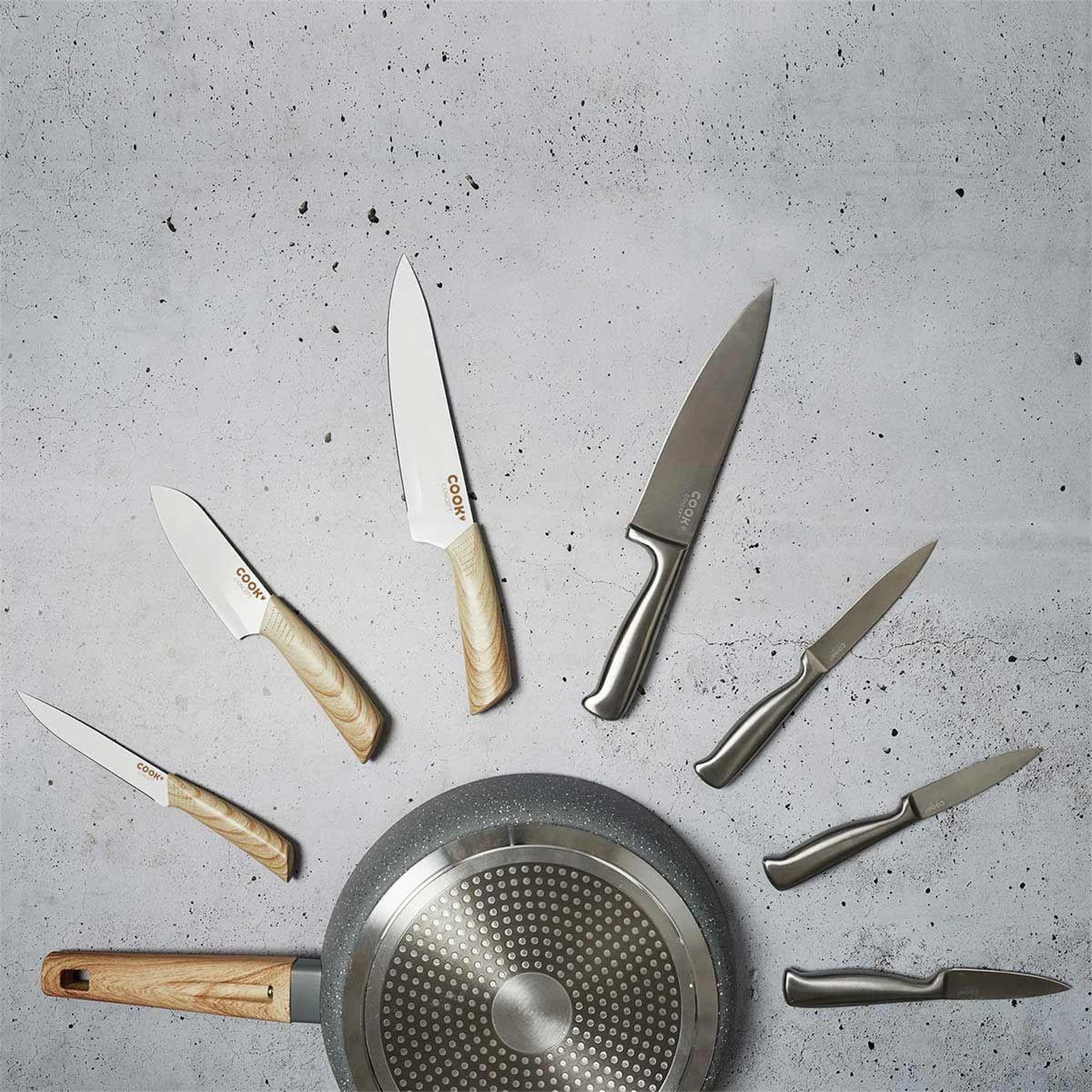 Voir la diapositive 4 : COOK CONCEPT Couteau Chef en Acier  Inox  33cm Argent