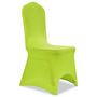 Voir la diapositive 2 : VIDAXL Housse de chaise extensible 6 pcs vert