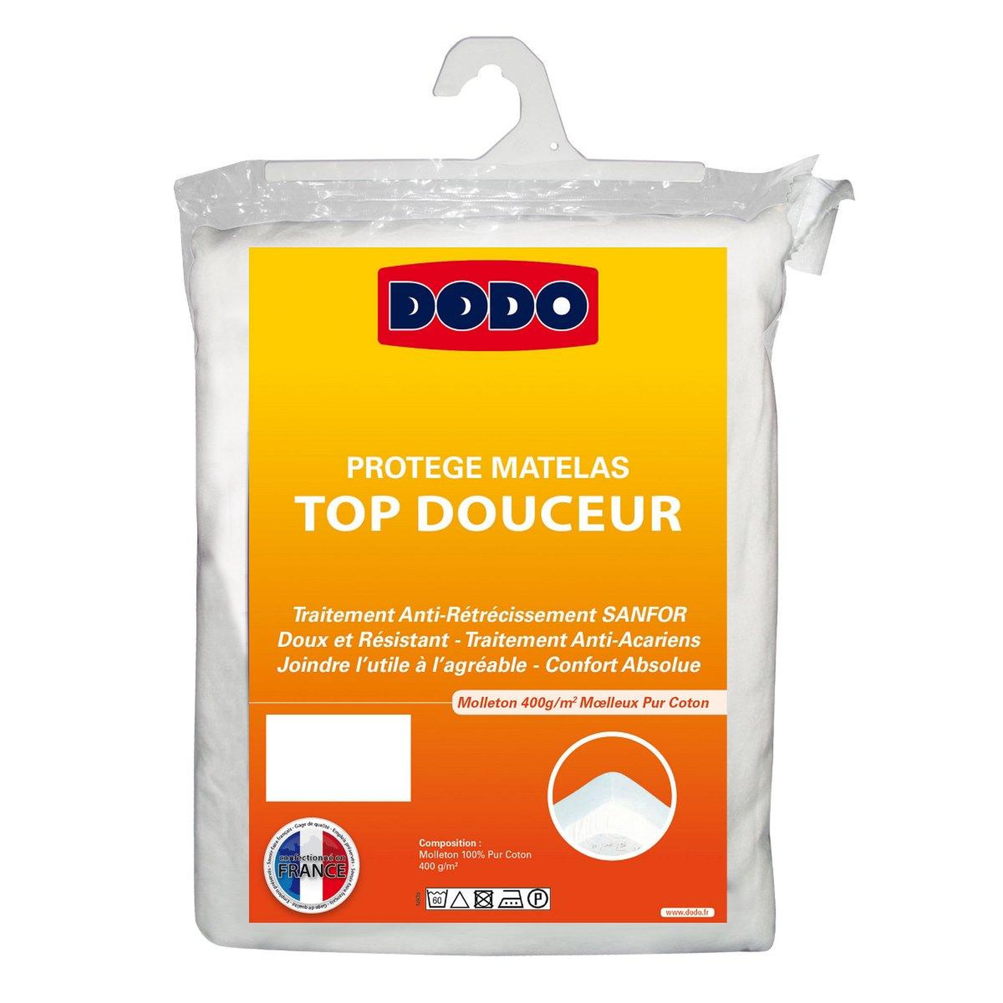 Voir la diapositive 3 : DODO Protège matelas top douceur