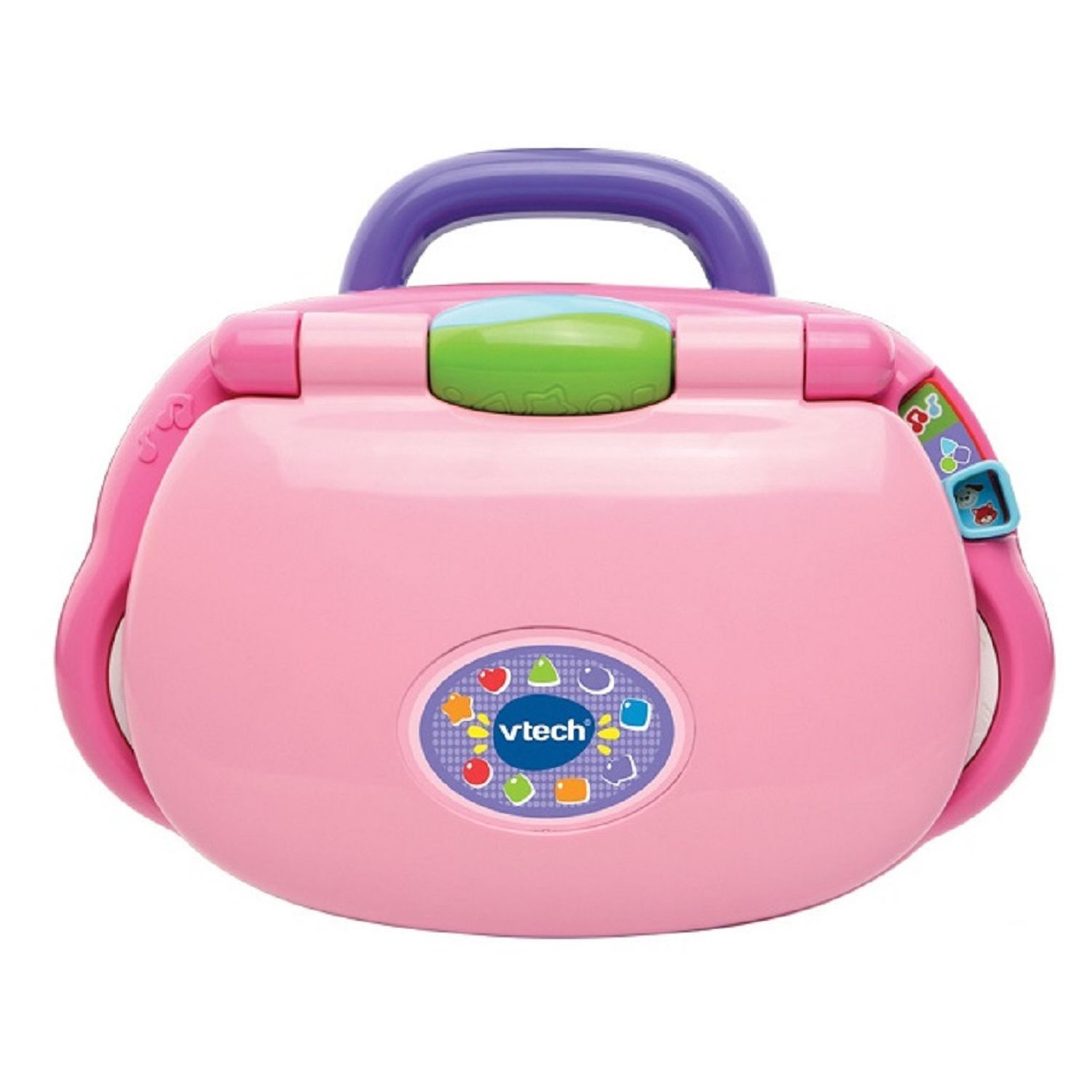 Voir la diapositive 2 : VTECH Lumi ordi des touts-petits rose interactif 