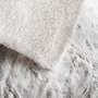 Voir la diapositive 3 : Paris Prix Plaid XL Imitation Fourrure Sherpa  Alaska  220x240cm Naturel
