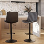 Voir la diapositive 2 : Rendez vous déco Lot de 2 chaises de bar réglables 62,5/83 cm gris foncé-Killi