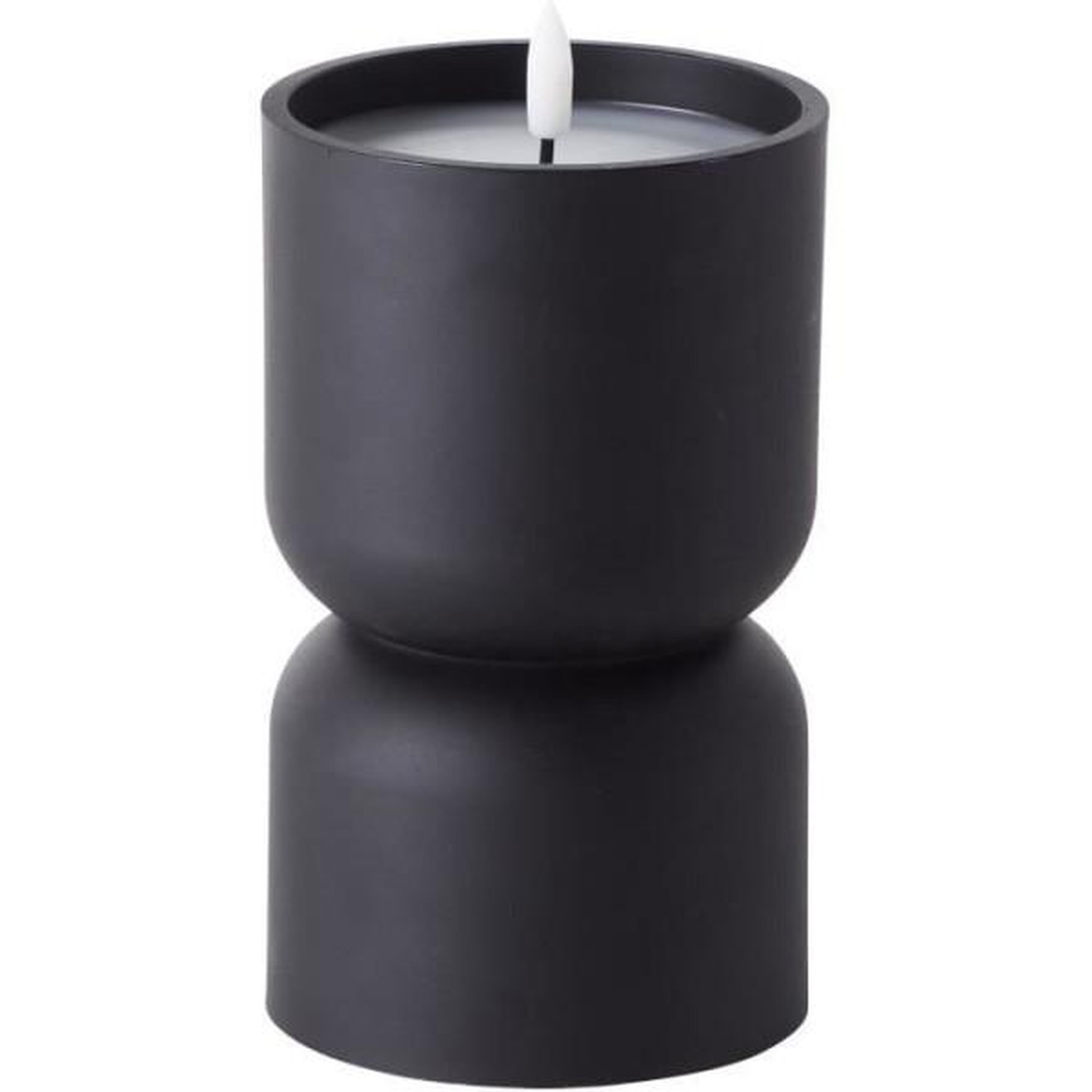 Voir la diapositive 2 : BRILLIANT Lampe de table d'extérieur - BRILLIANT - LOVERE - Forme bougie - Plastique - 3 W - Noir