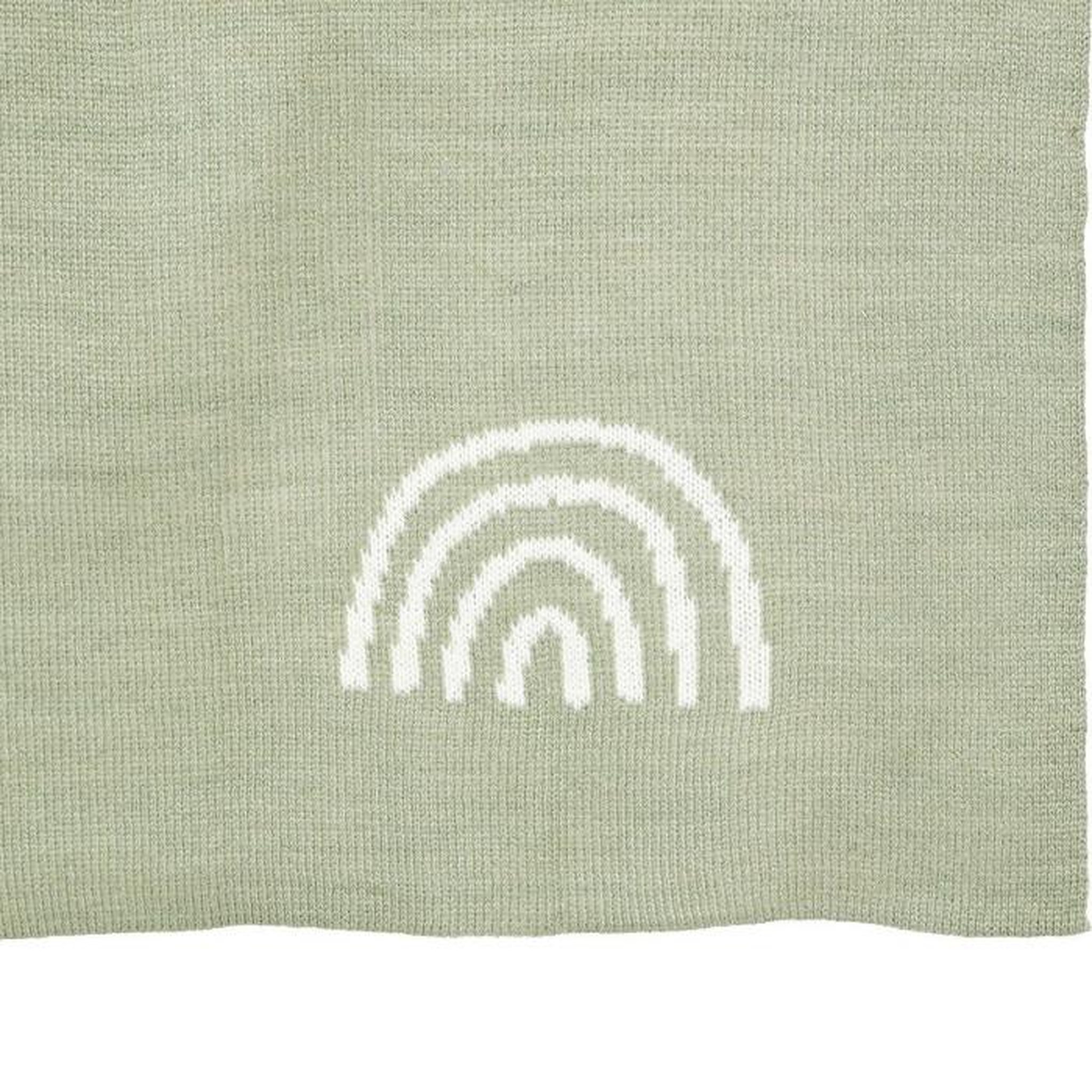 Voir la diapositive 2 : Atmosphera Kids Couverture pour Bébé  Trico  100X80cm Vert