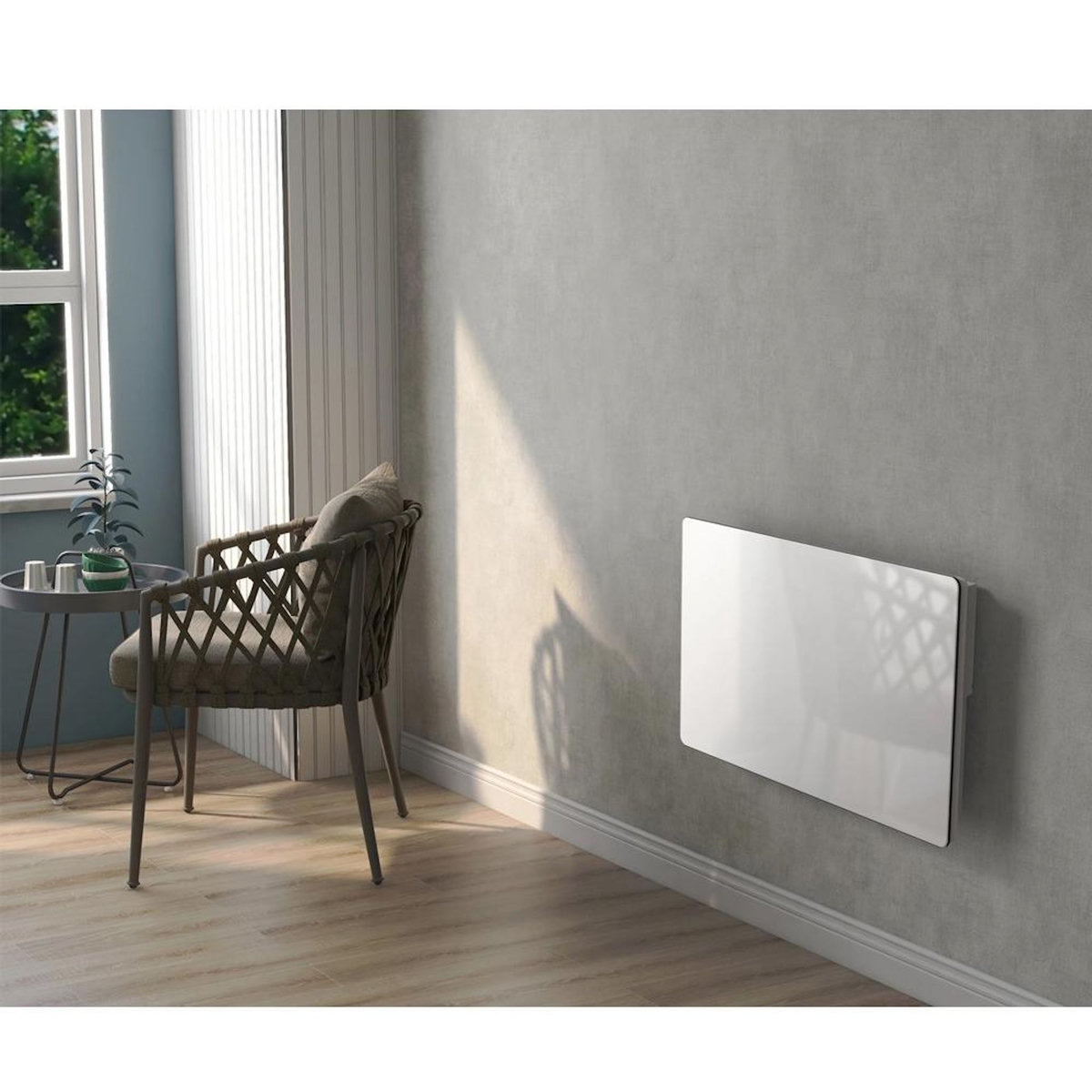 KALIA Radiateur électrique à inertie sèche céramique 1500w blanc - bat-ht15hb