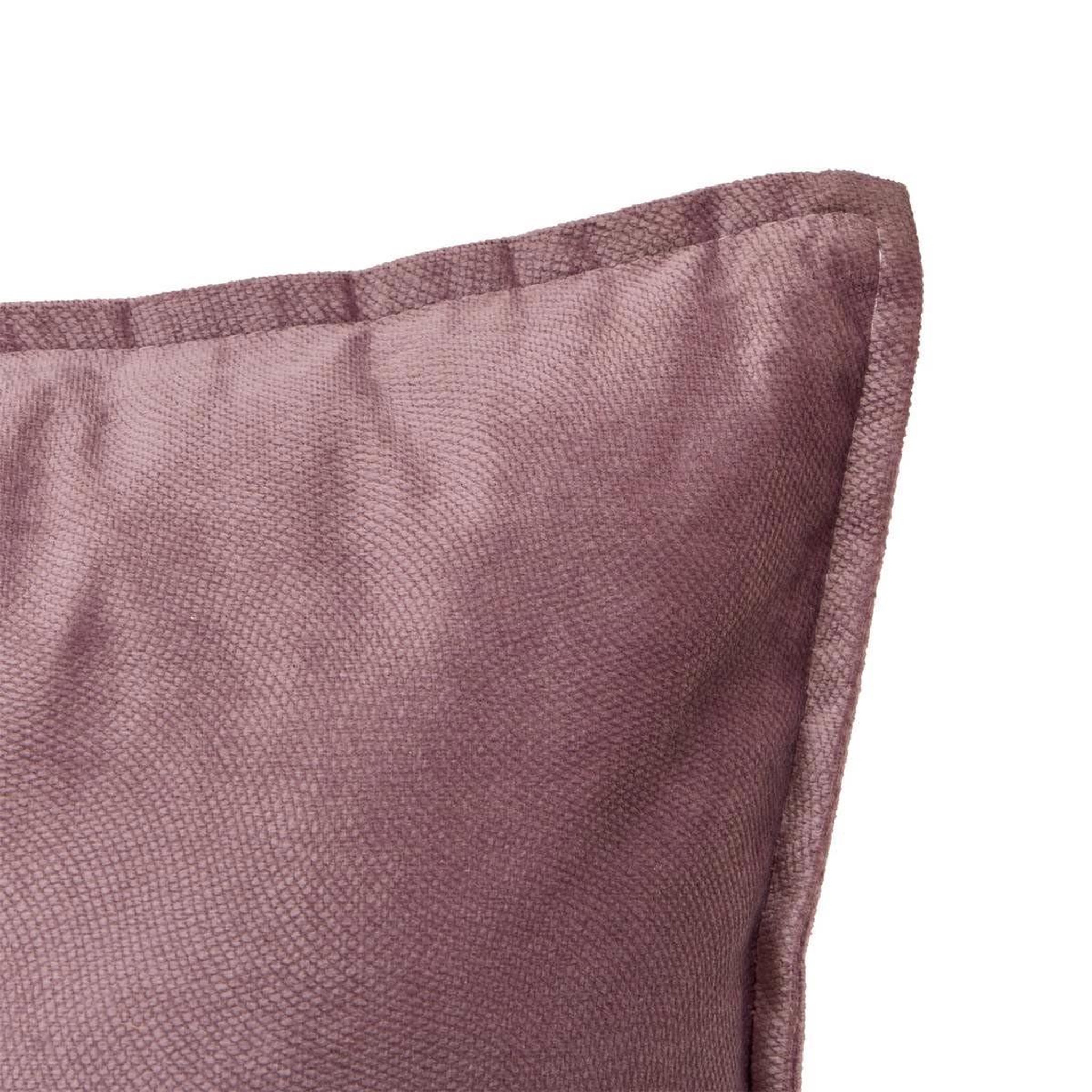 Voir la diapositive 2 : ATMOSPHERA Coussin déco uni  lilou  55x55cm parme