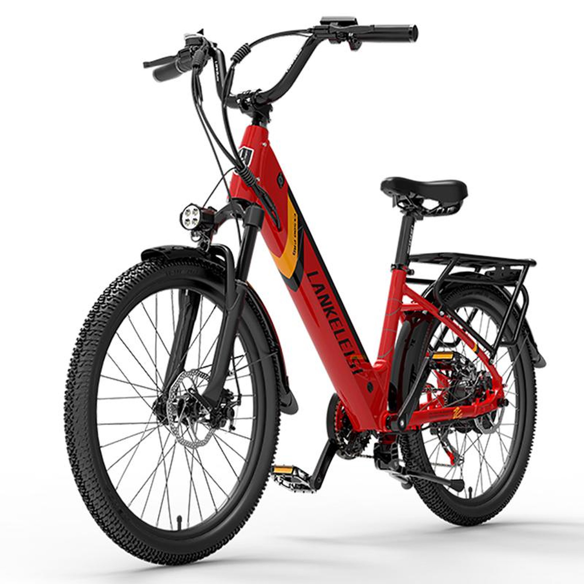 Voir la diapositive 2 : LANKELEISI Vélo électrique urbain LANKELEISI ES500PRO