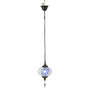 Voir la diapositive 3 : Paris Prix Lampe Suspension Mosaïque  Neal  18cm Bleu