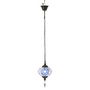 Voir la diapositive 3 : Paris Prix Lampe Suspension Mosaïque  Neal  18cm Bleu