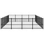 Voir la diapositive 4 : VIDAXL Chenil d'exterieur pour chiens Acier 22,58 m²