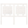 Voir la diapositive 4 : VIDAXL Tete de lit Blanc 125,5x4x100 cm Bois massif de pin