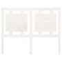 Voir la diapositive 4 : VIDAXL Tete de lit Blanc 125,5x4x100 cm Bois massif de pin