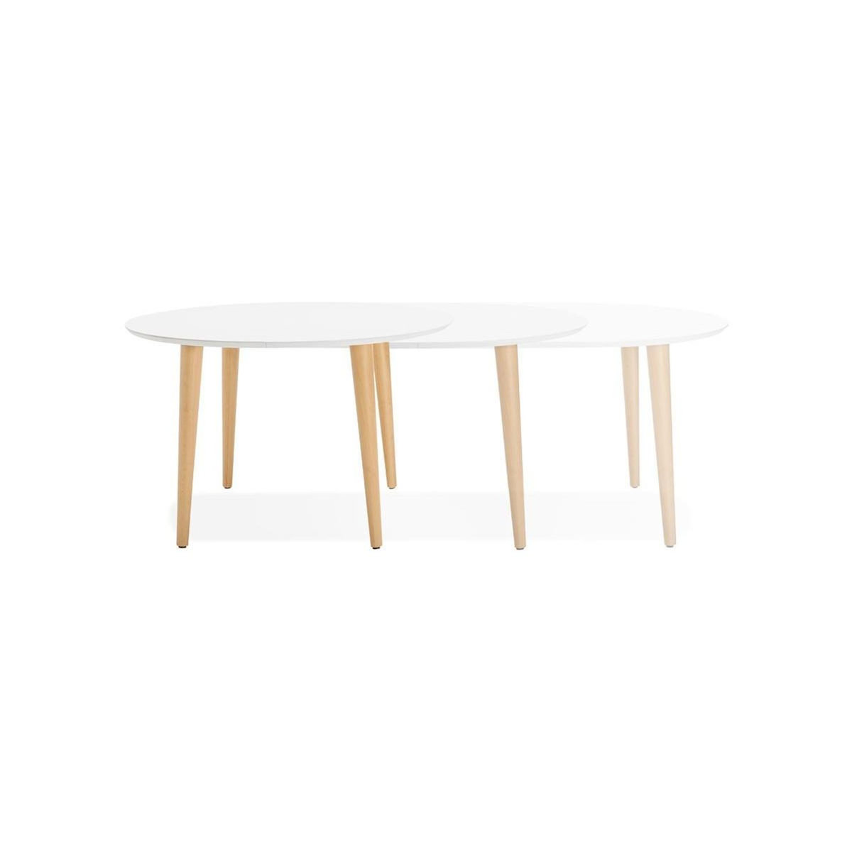 Paris Prix Table de Repas Extensible  Jane  120-220cm Blanc