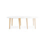 Voir la diapositive 3 : Paris Prix Table de Repas Extensible  Jane  120-220cm Blanc