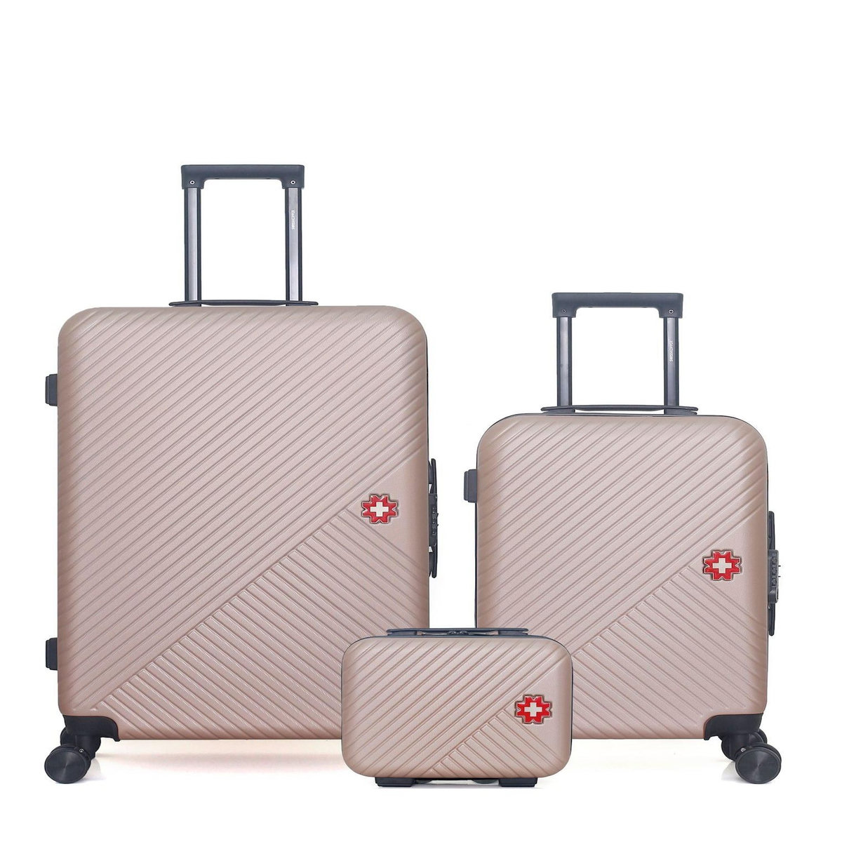 SWISS KOPPER SWISS KOPPER - LOT DE 3 - Valises grand format, cabine et vanity SPIEZ