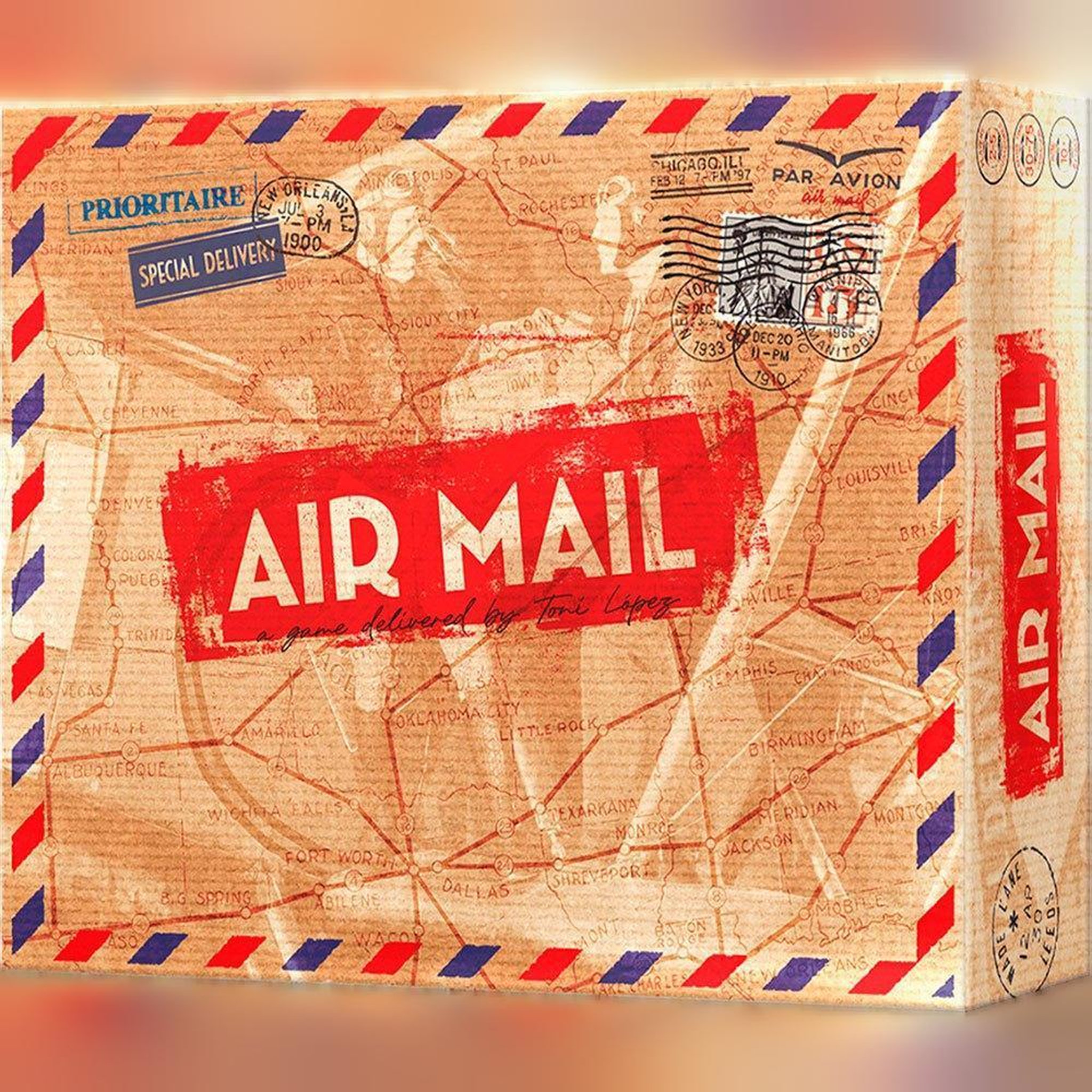 Figuine Jeu de société Figuine Air Mail doré