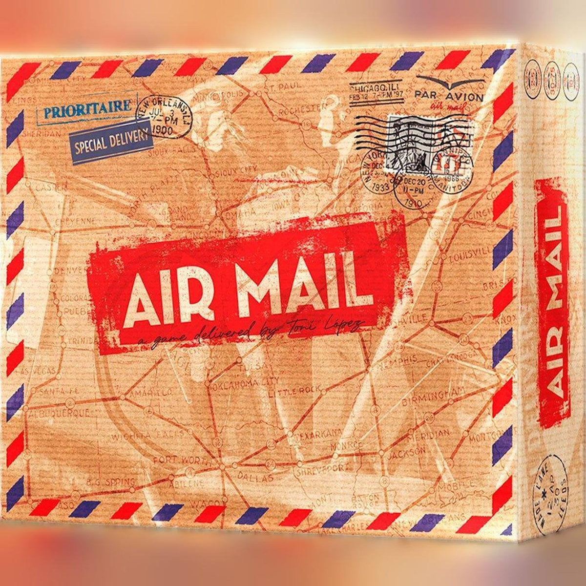 Figuine Jeu de société Figuine Air Mail doré