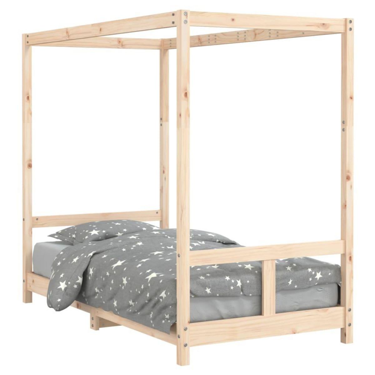 VIDAXL Cadre de lit pour enfant 80x160 cm bois de pin massif