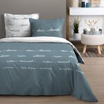 STOF Housse de couette 240x220 REVERIE + 2 taies coton 57 fils