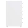 Voir la diapositive 3 : VIDAXL Classeur mobile Blanc 28x41x69 cm Metal