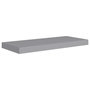 Voir la diapositive 3 : VIDAXL Etageres murales flottantes 2 pcs Gris 60x23,5x3,8 cm MDF