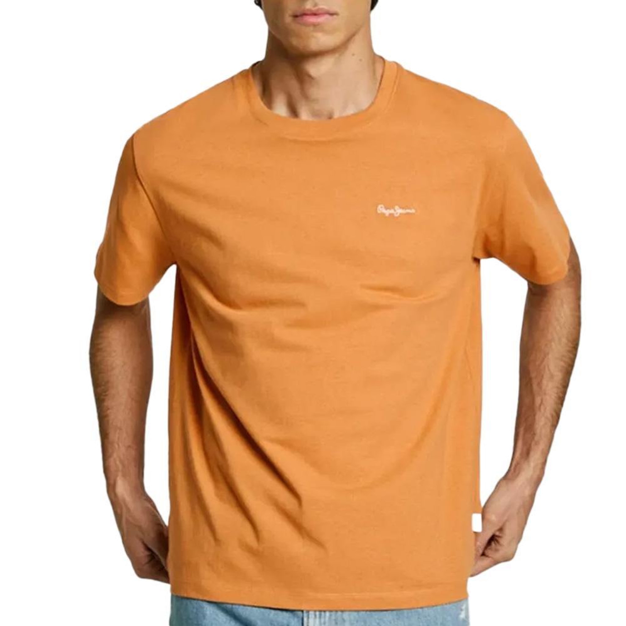 Pepe Jeans T shirt  Homme Pepe jeans Contrast. Coloris disponibles : Orange