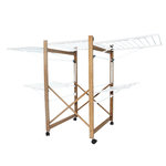 Kitchen move Séchoir à linge avec roulettes blanc 32m - bat-wd-03kmax